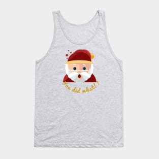 Surprised Santa Tank Top